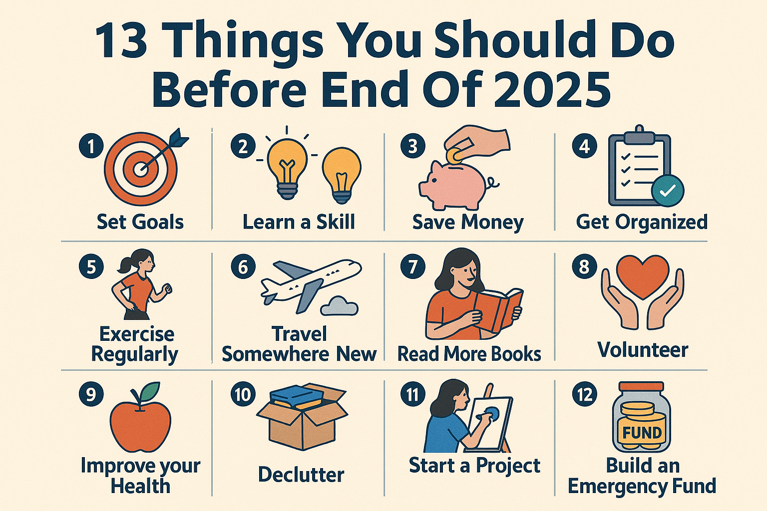 Illustration for: 13 Things You Should Do Before End Of 2025