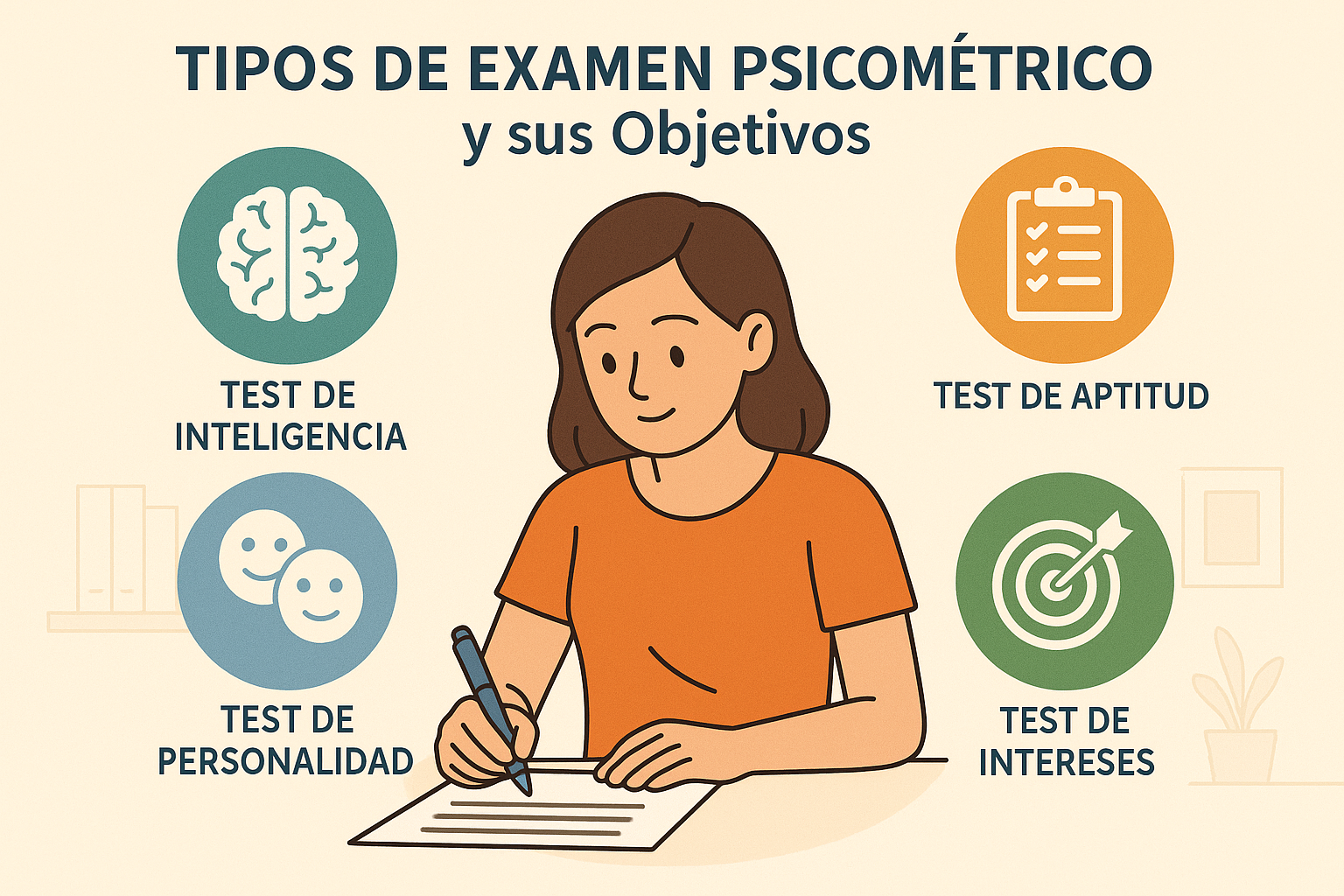Illustration for: Tipos de Examen Psicométrico y sus Objetivos