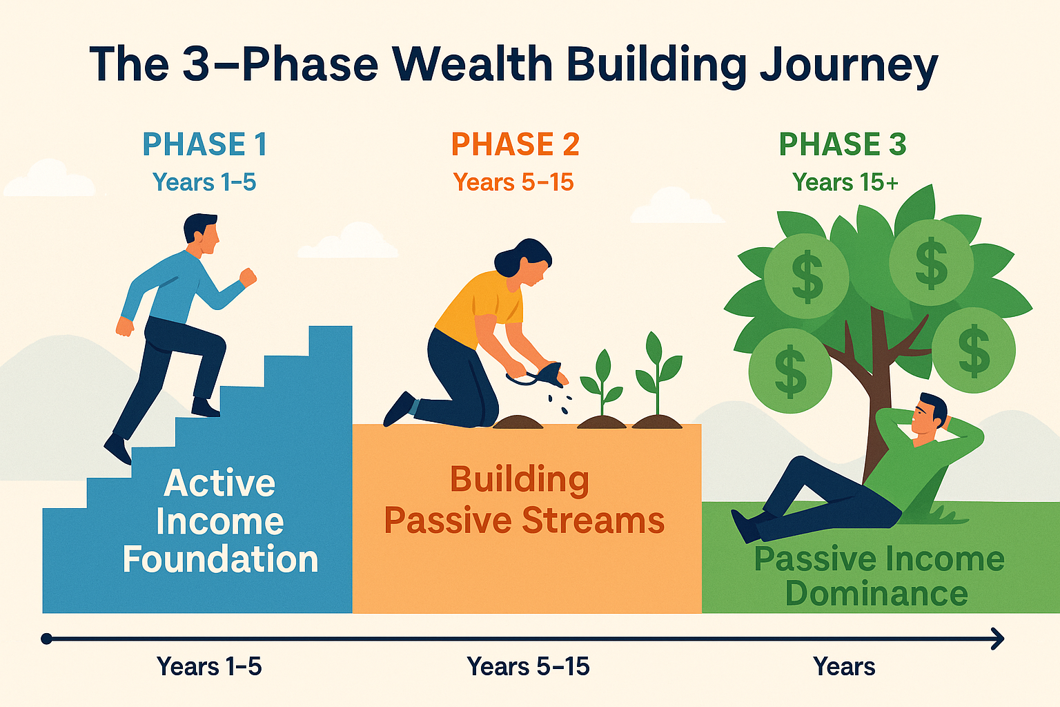 The 3-Phase Wealth Building Journey
