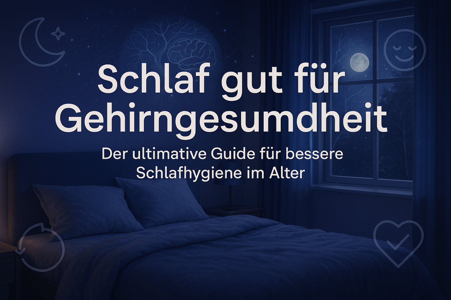 Schlaf gut für Gehirngesundheit. 