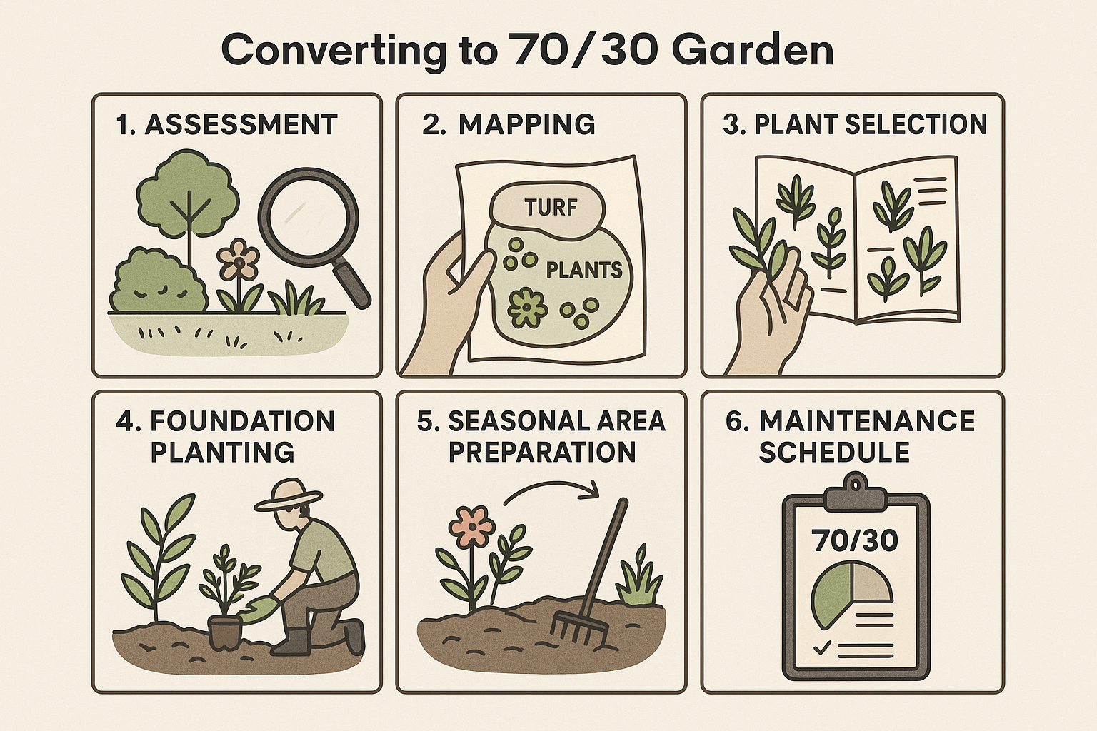 What Is the 70/30 Rule in Gardening