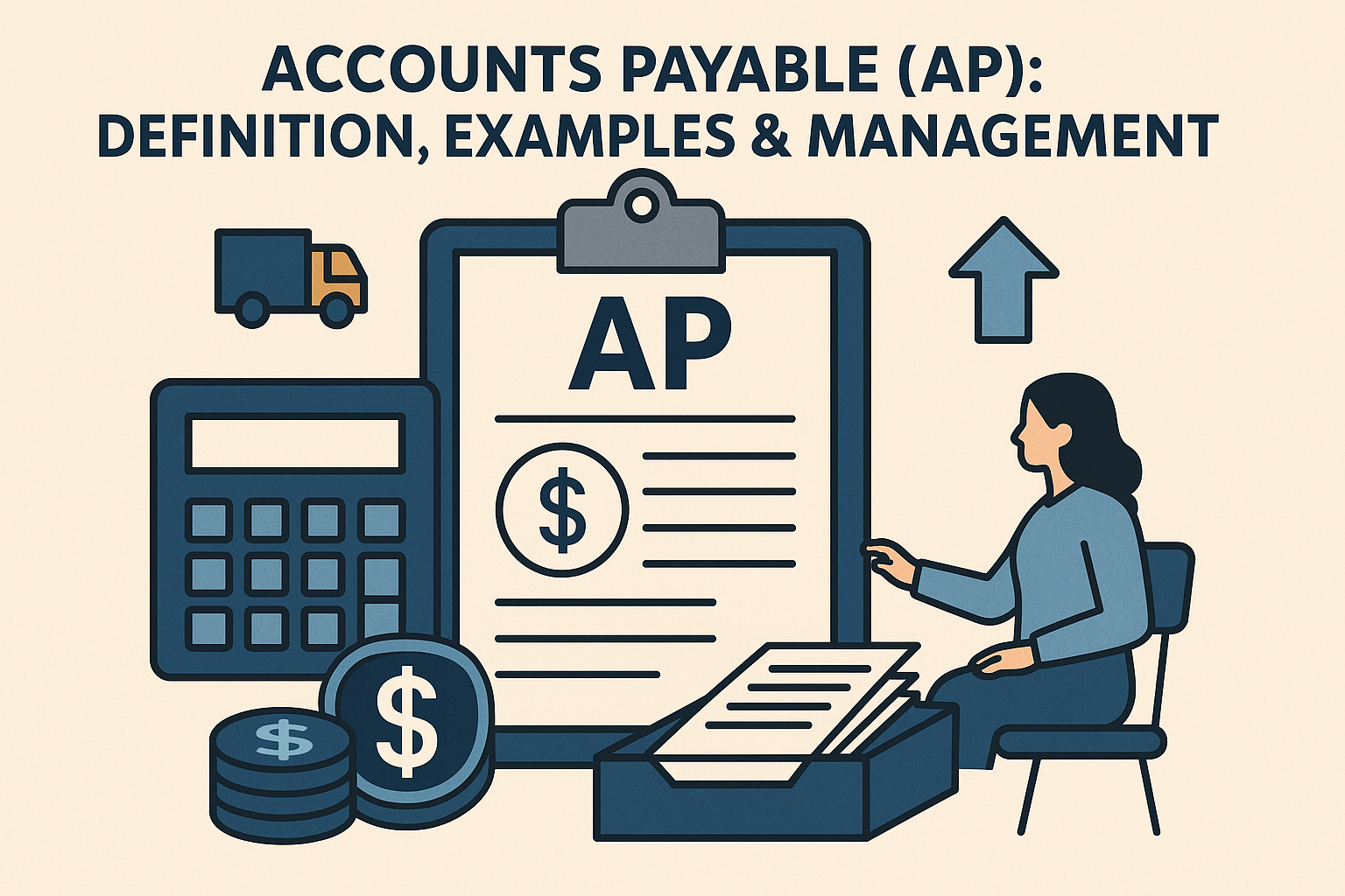Illustration for: Accounts Payable (AP): Definition, Examples & Management