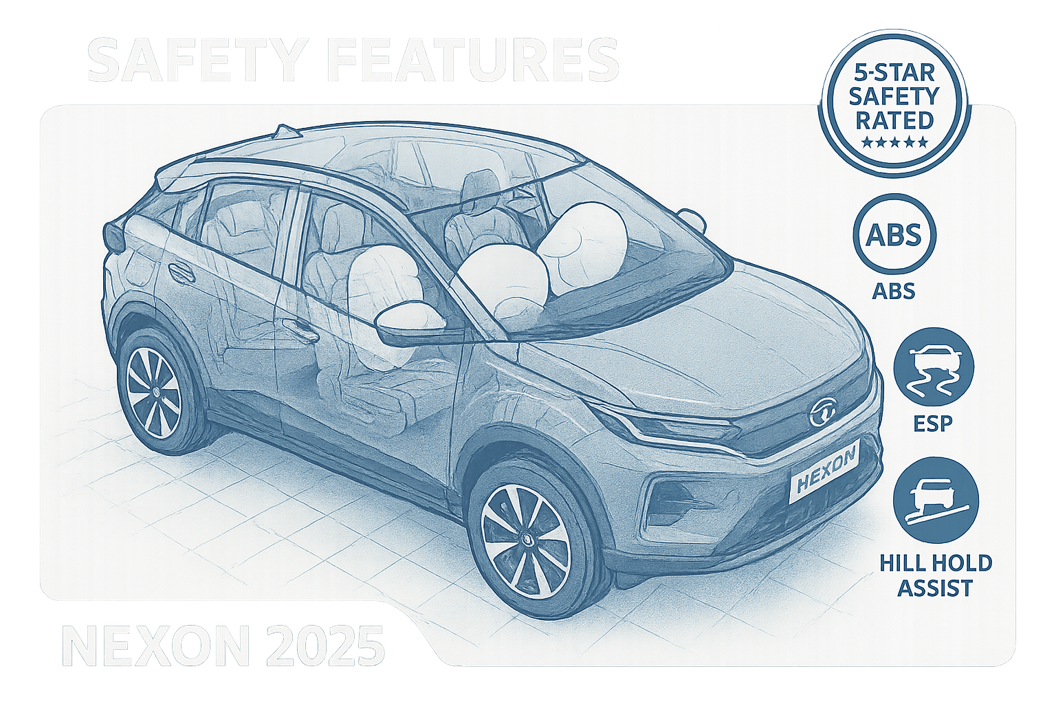 New Tata Nexon 2025 Launched – 44 KM/L Mileage Beast at ₹1.35 Lakh Down Payment & ₹9,500 EMI!