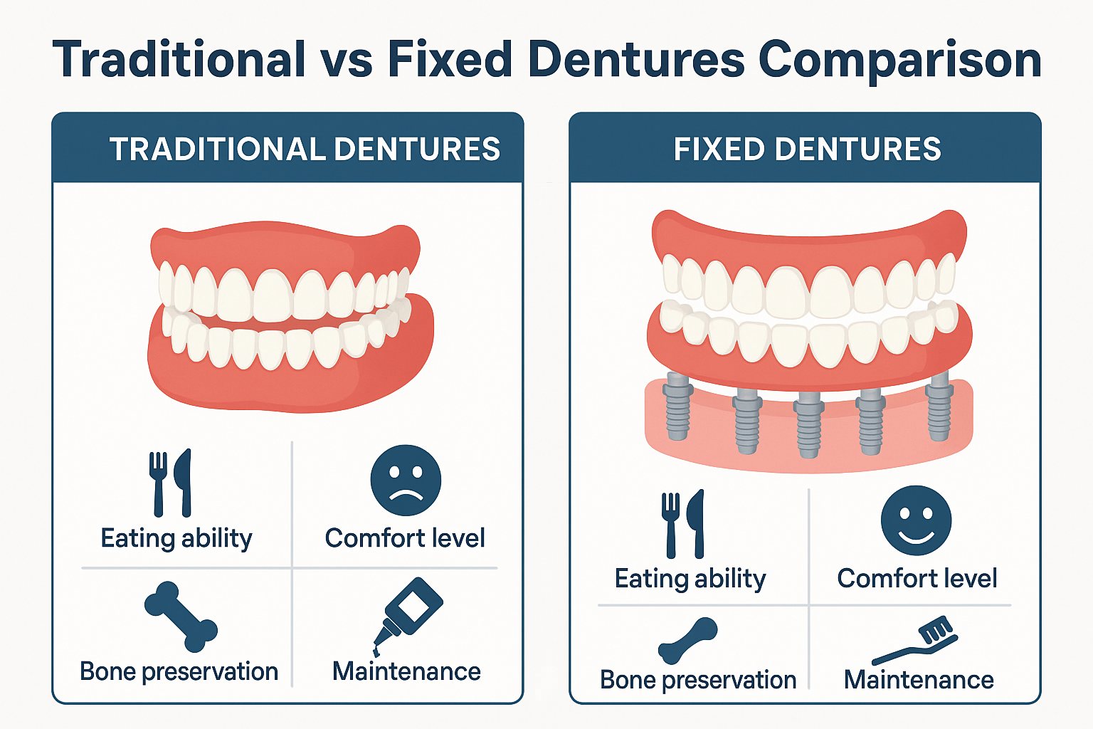 Fixed Dentures: Your Complete Guide to Permanent Tooth Replacement Solutions
