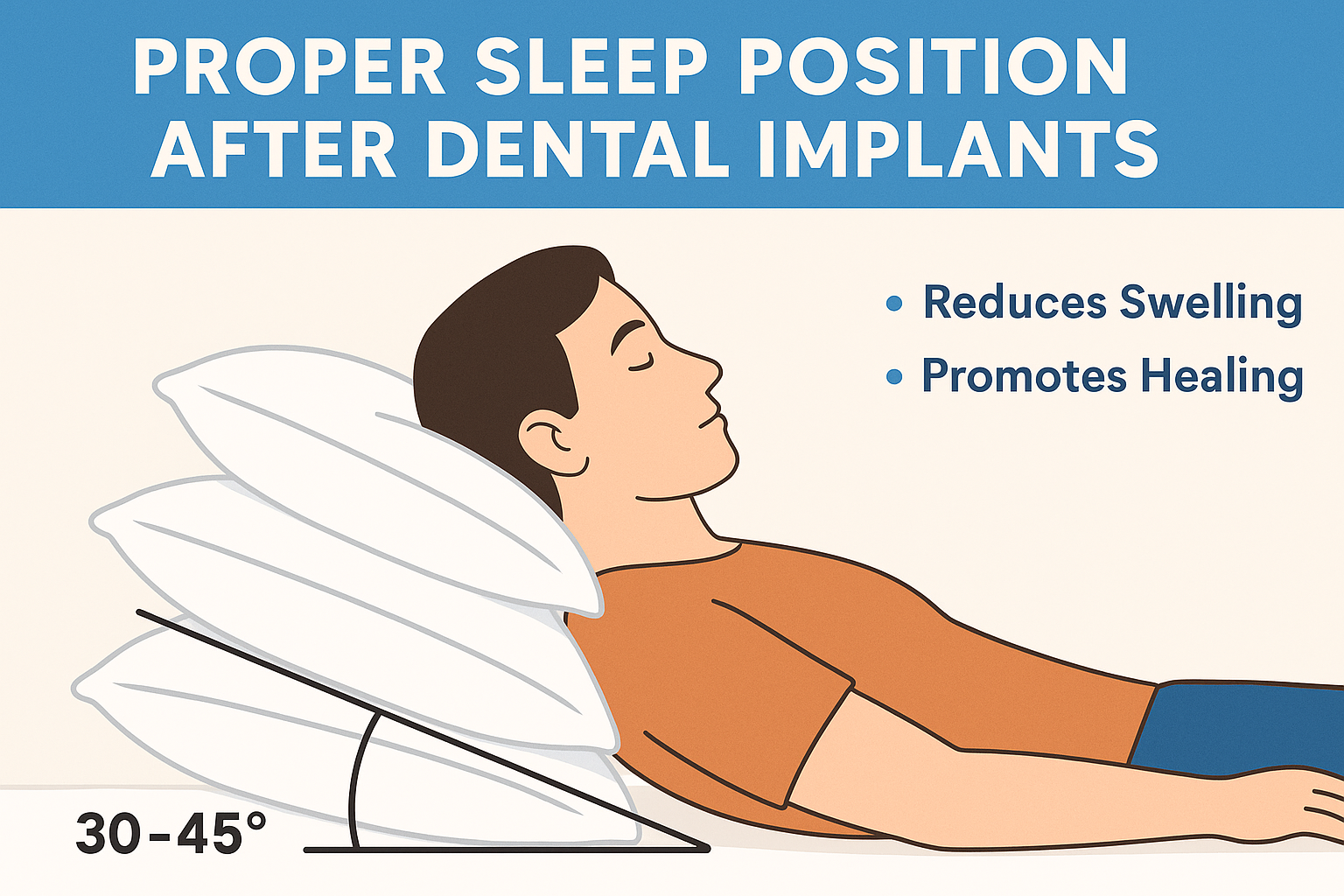 Sleeping After Dental Implants: Complete Recovery Guide 2025