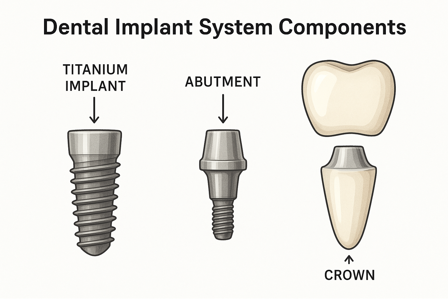 The Complete Guide to Dental Implant Crowns: Everything You Need to Know in 2025