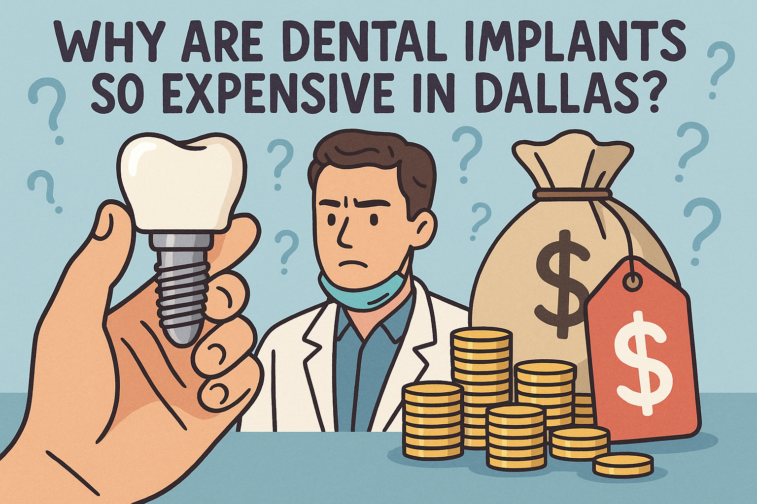 Why Are Dental Implants So Expensive in Dallas? The Complete Cost Breakdown for 2025
