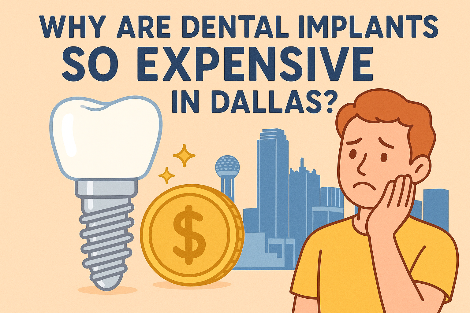Why Are Dental Implants So Expensive in Dallas? The Complete Cost Breakdown for 2025