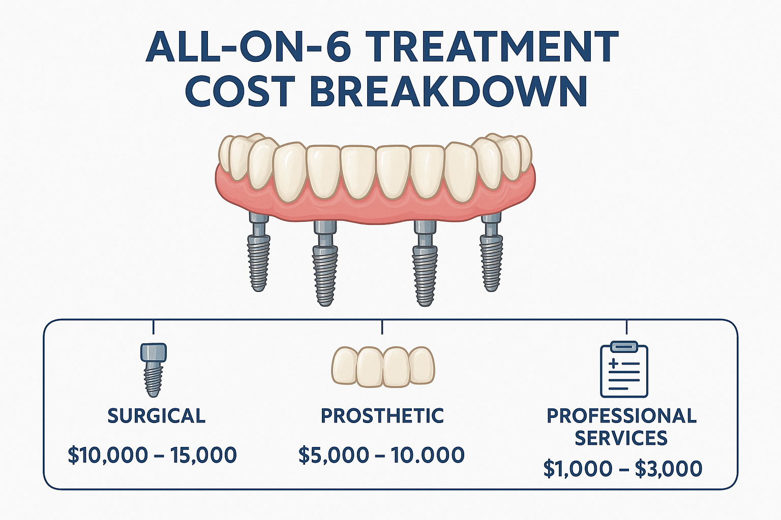All-On-6 Full Arch Implants Price: Your Complete Guide to Costs and Value in 2025