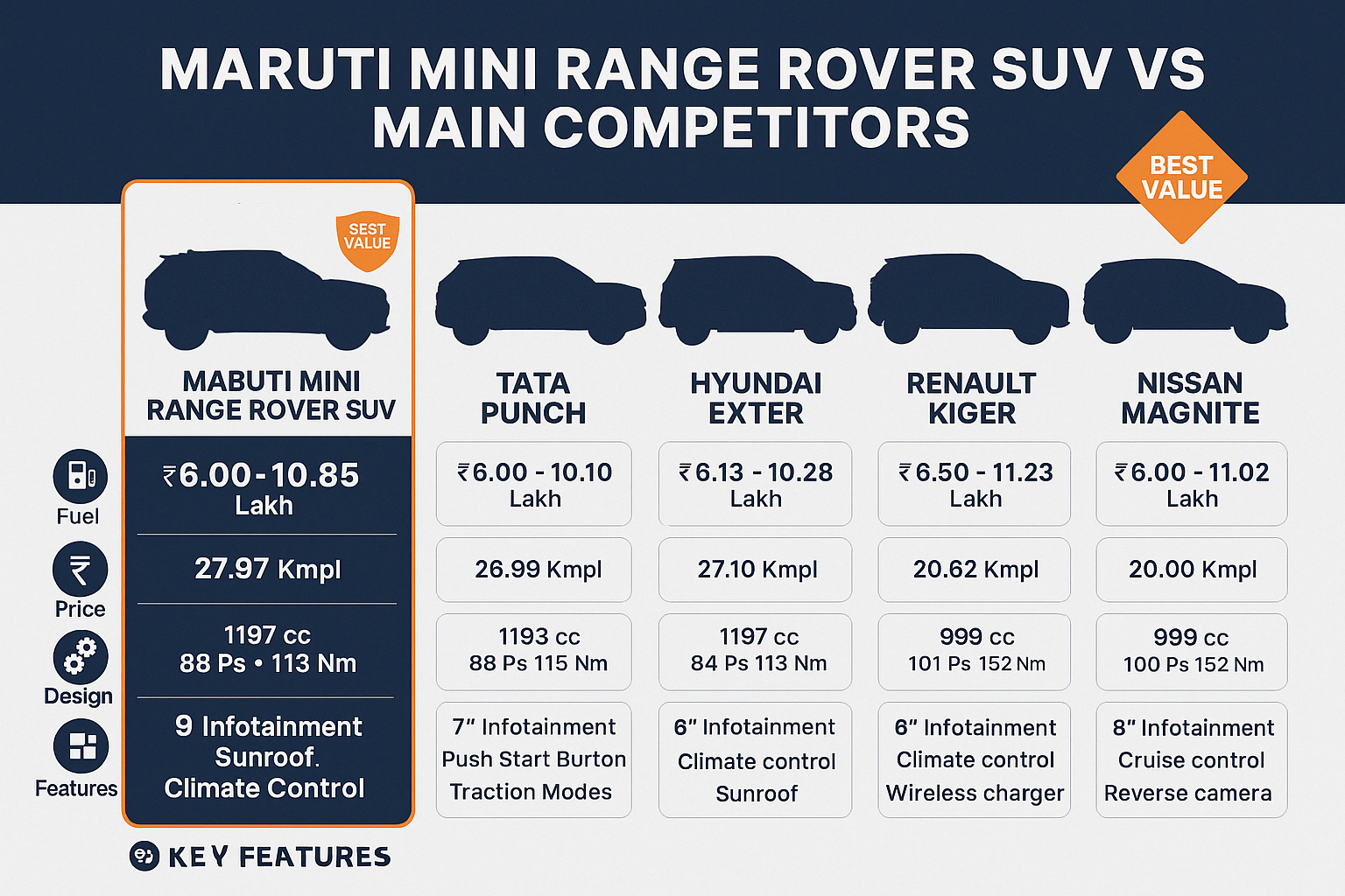 Maruti Launches Mini Range Rover SUV at ₹6 Lakh – Where Mileage Meets Style