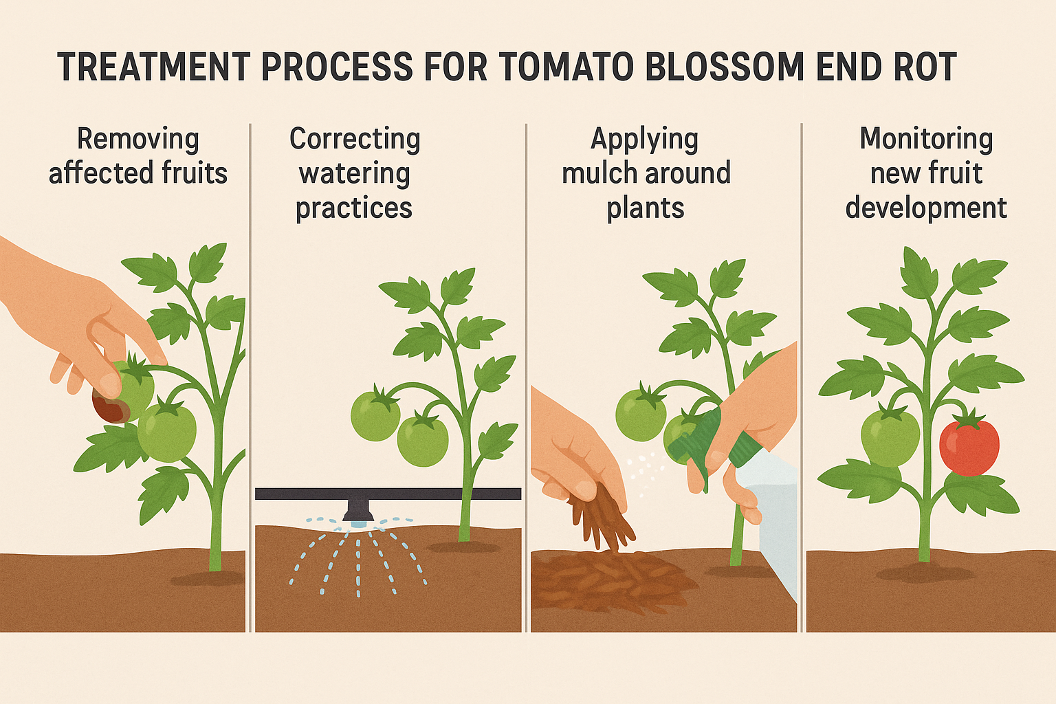 Tomatoes Blossom End Rot: