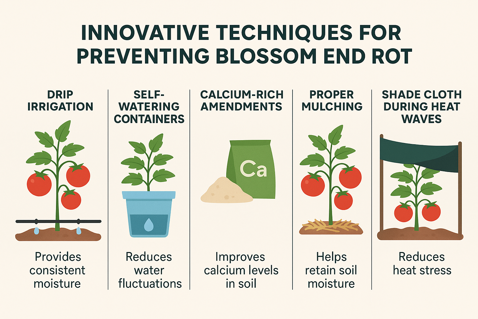 Tomatoes Blossom End Rot: