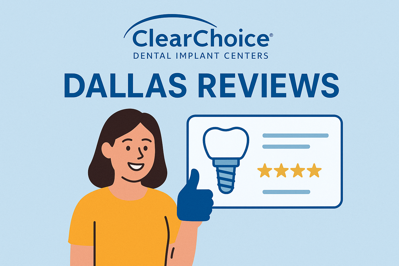 ClearChoice Dental Implant Centers Dallas Reviews: What Patients Really Say About Their Experience
