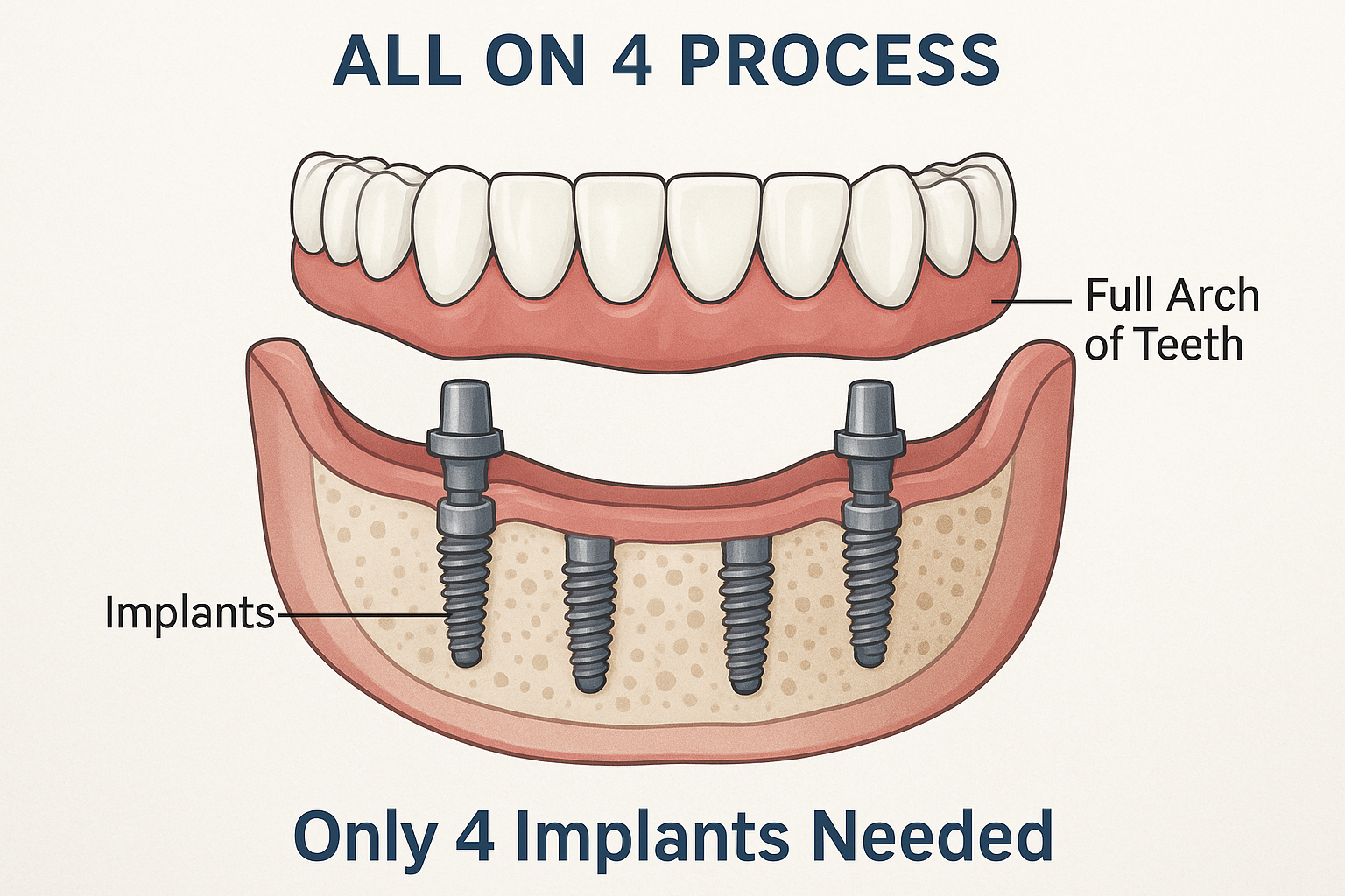 All on 4 Dental Implants Cost 2025