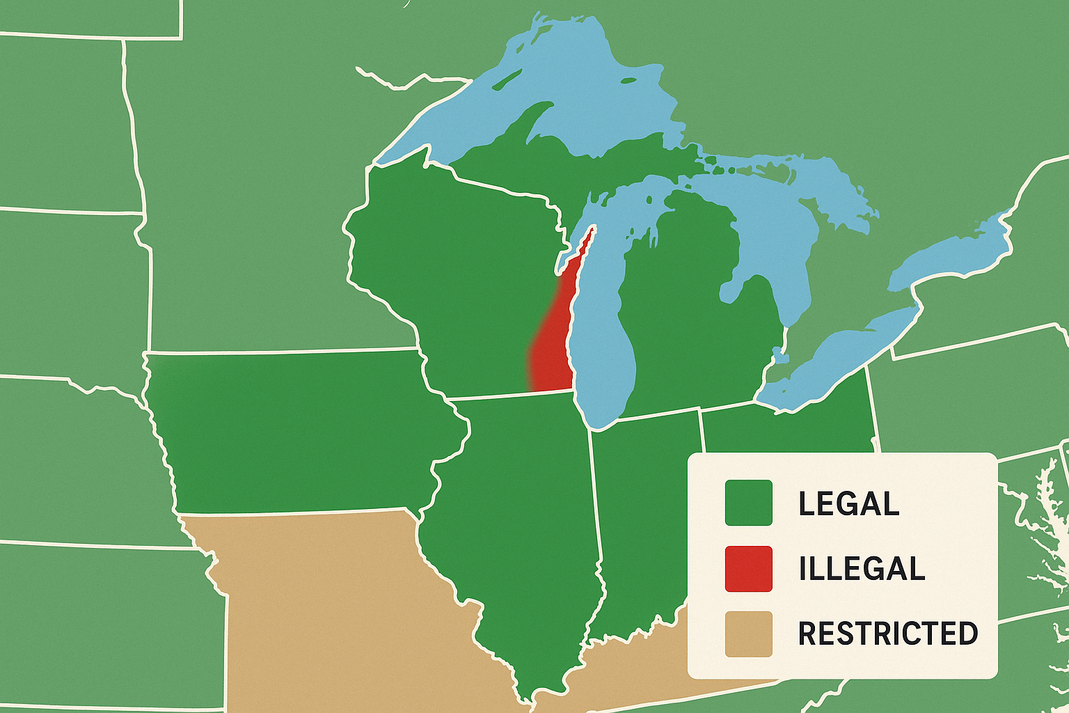 Is Kratom Legal in Wisconsin? Schedule I Ban, Penalties & Proposals