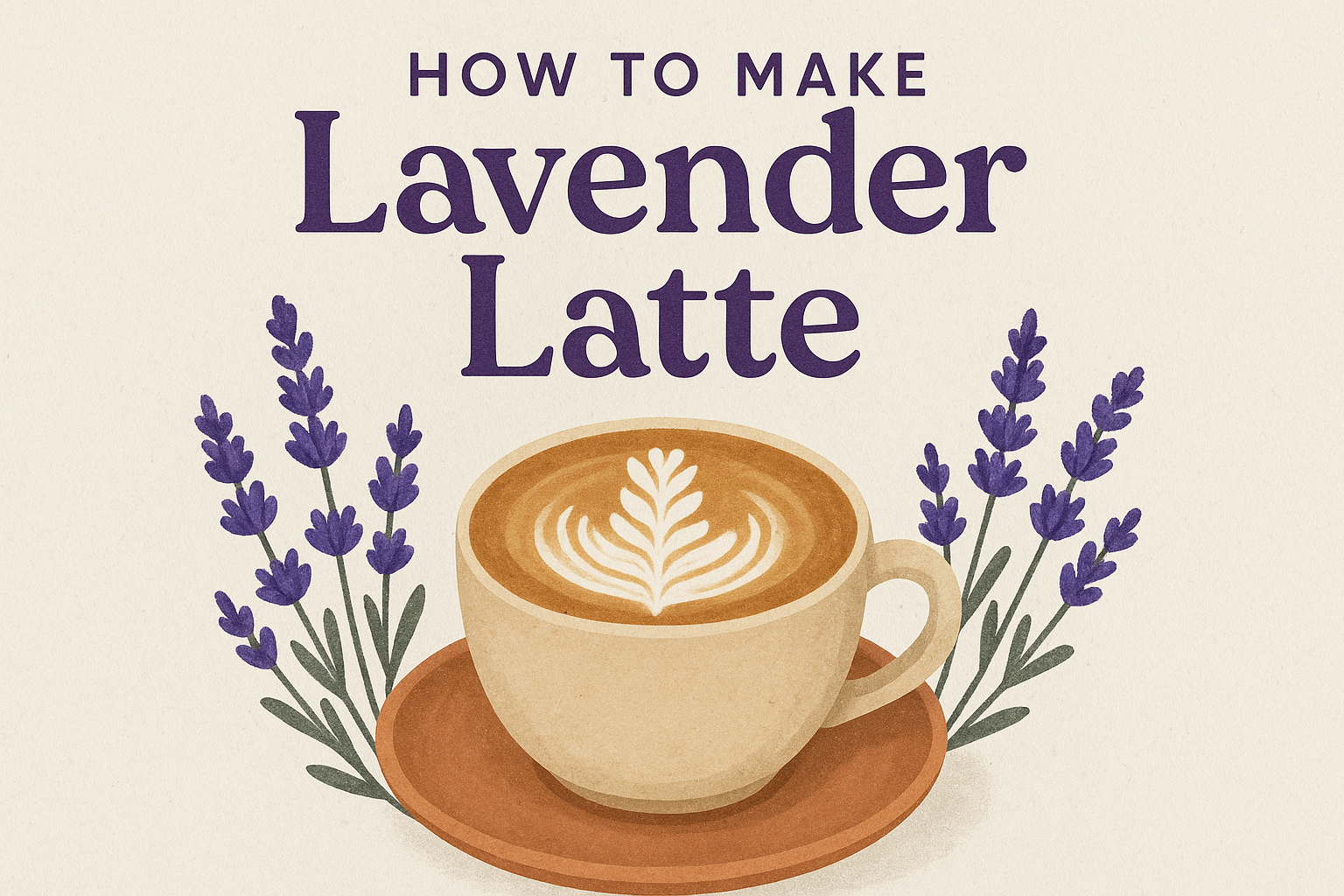 How To Make Lavender Latte at Home