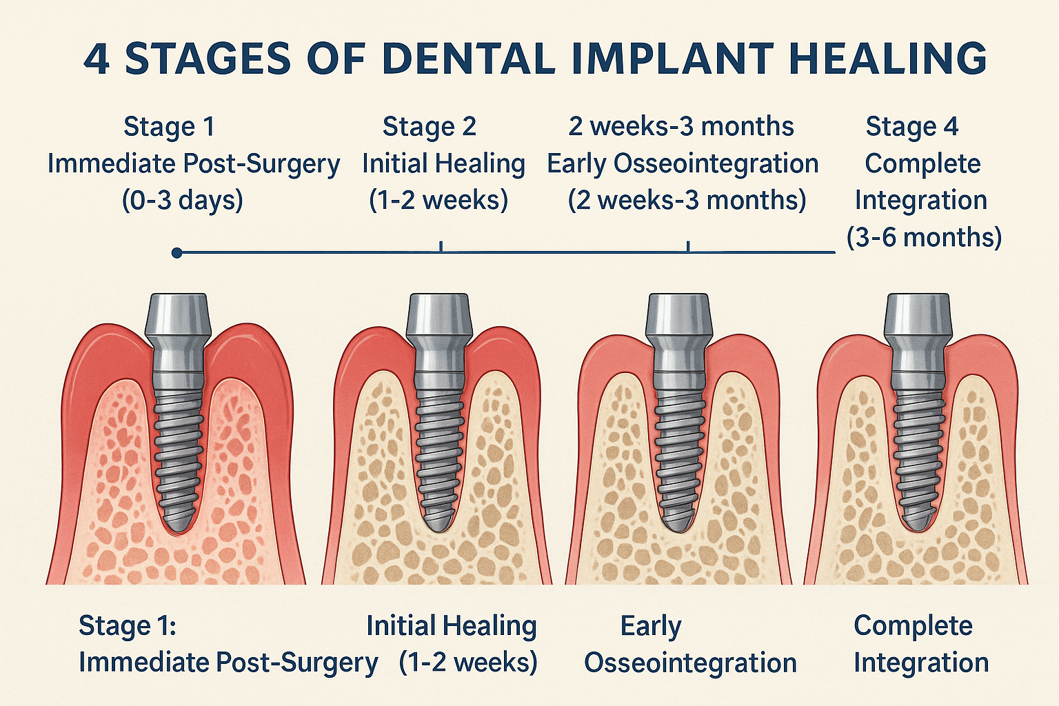 Understanding Dental Implant Healing Stages: Your Complete Recovery Timeline