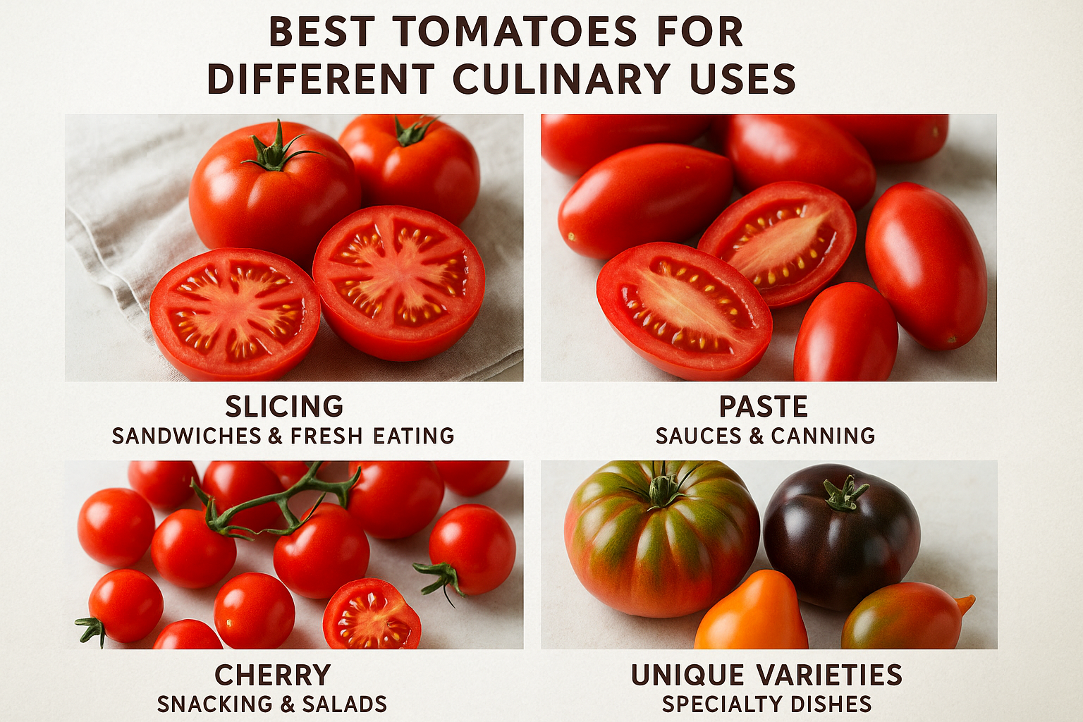 Tomatoes Different Types You Need to Grow in 2026
