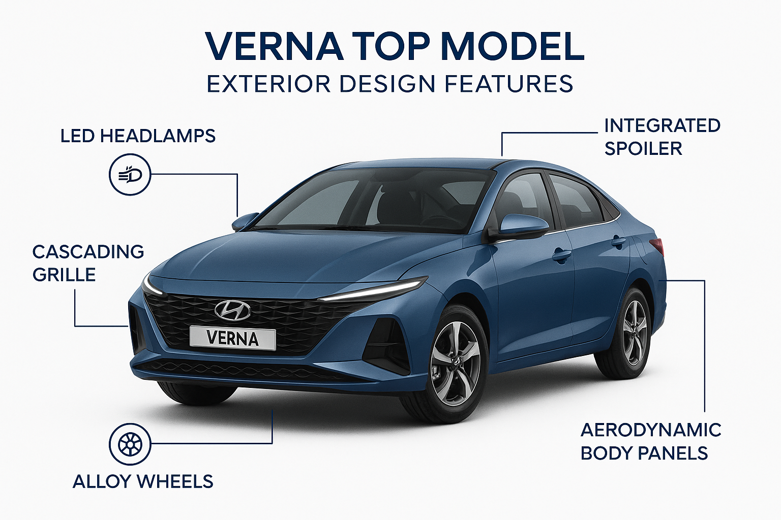 Verna Car Top Model