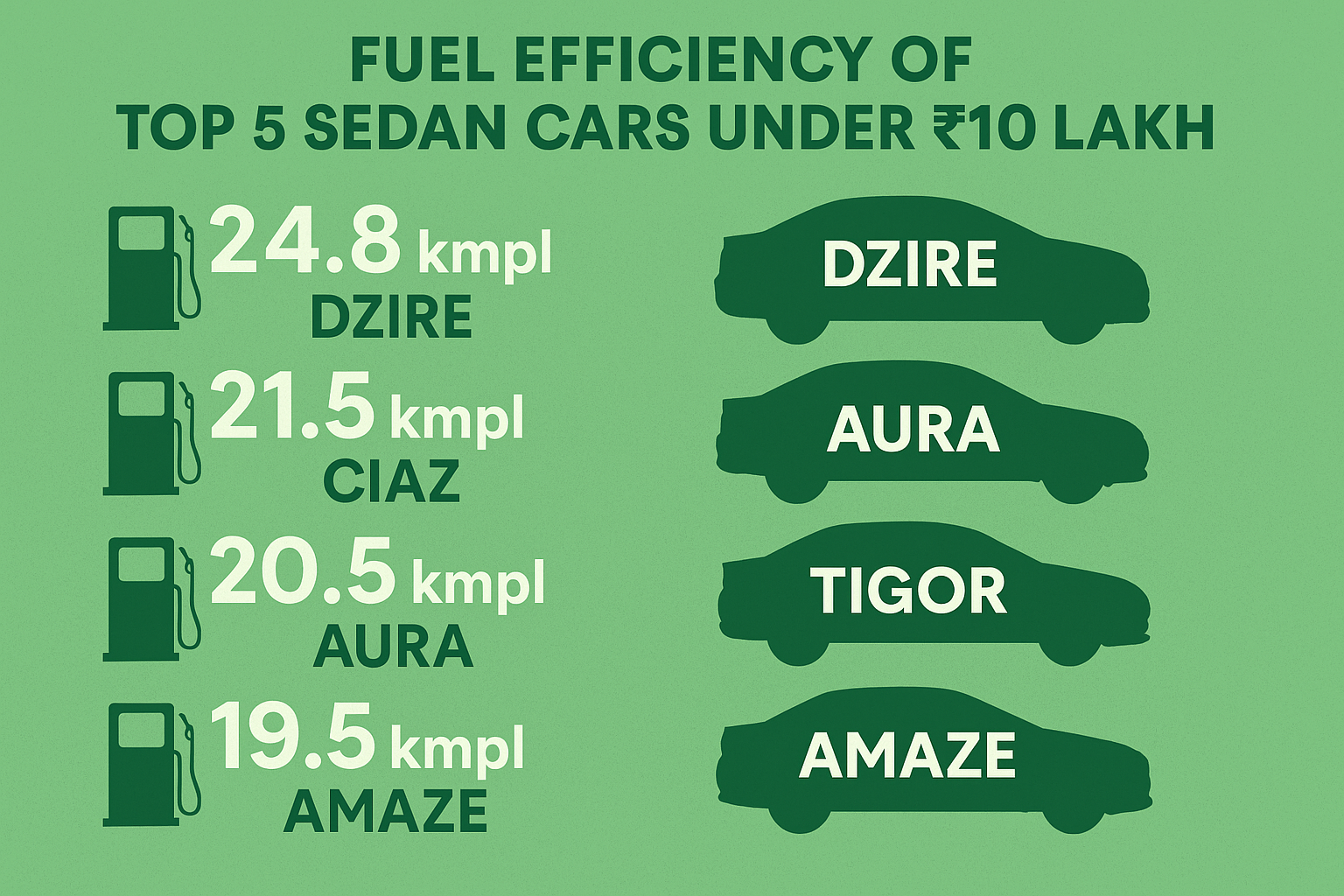 Best Sedan Cars Under 10 Lakhs in India 2025: Complete Buying Guide