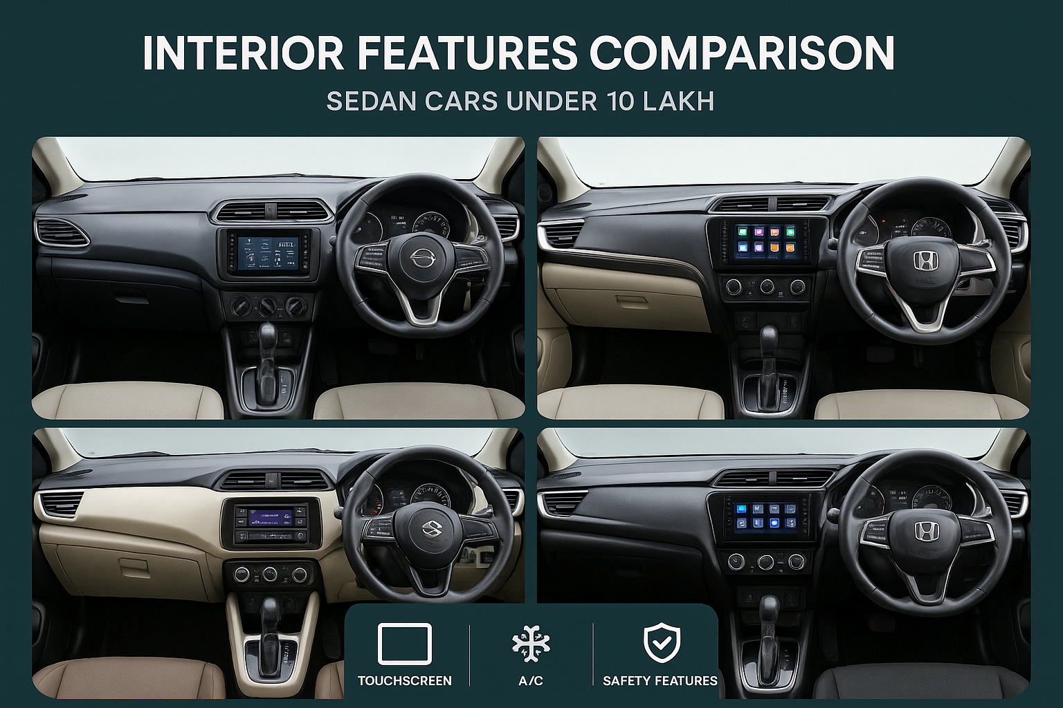 Best Sedan Cars Under 10 Lakhs in India 2025: Complete Buying Guide